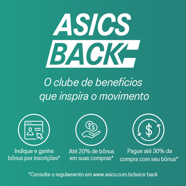 ASICS Back  Programa de Fidelidade